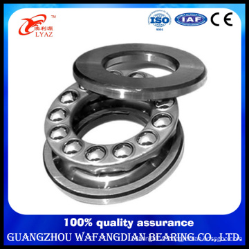 China Supplier Steel Cage Axial Load Flat Thrust Ball Bearing 51217 85X125X31mm